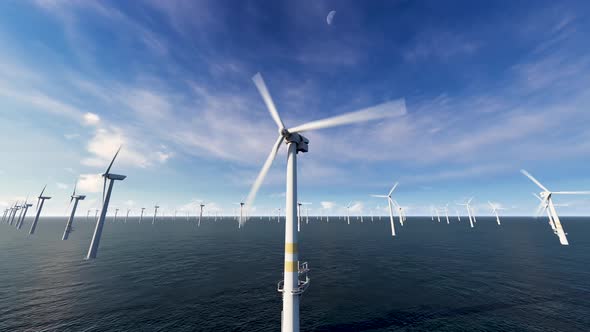 Offshore wind power generation
