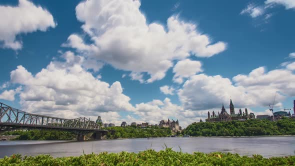 Ottawa with clouds