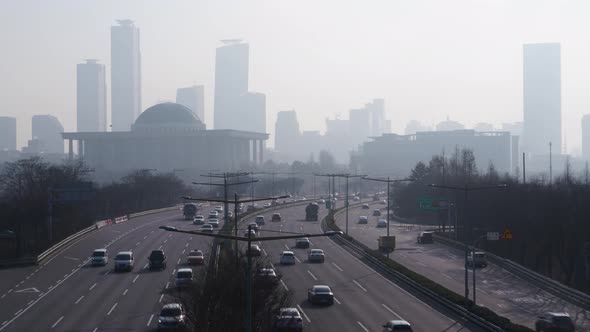 Seoul Yeouido Smog