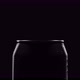Close up dolly zoom in top of Cola or Beer can container in the dark with studio lighting - VideoHive Item for Sale
