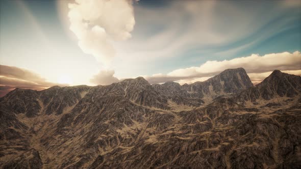 Mountain Landscape in High Altitude