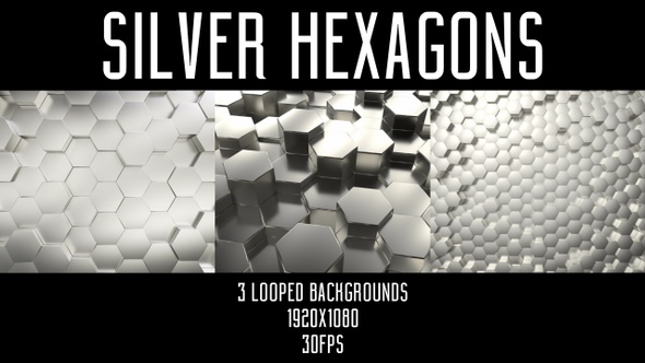 Silver Hexagons