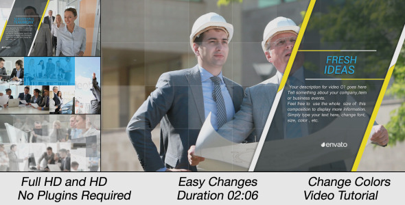 Corporate Multi Video Slideshow alt