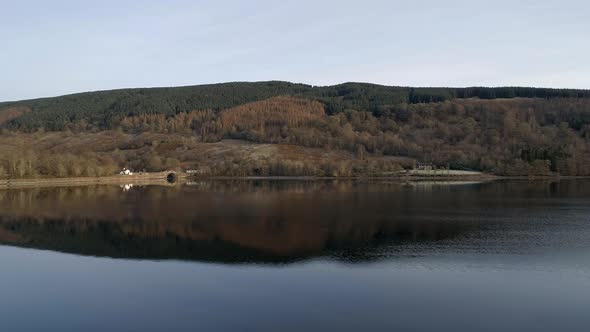 Mountain Reflected in a Still Loch in Scotland Loch Inveraray