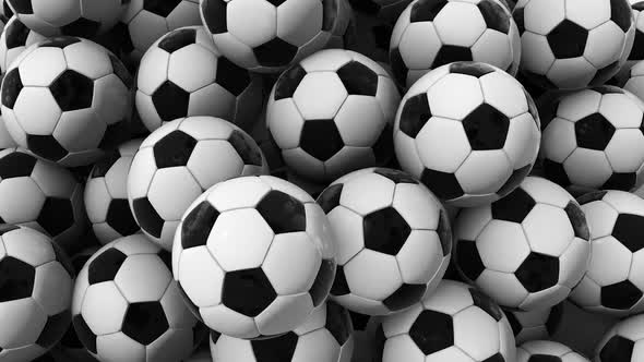 Soccer Balls Background Hd