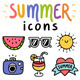 Summer Icons - GraphicRiver Item for Sale
