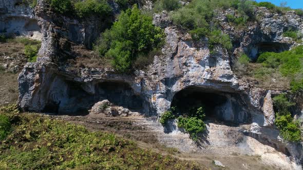 Prehistoric Cavern on Mountain