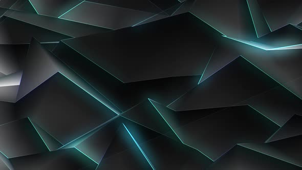 Glowing Neon Lines Background Loop