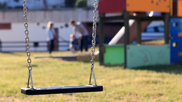 Empty Swing Swinging