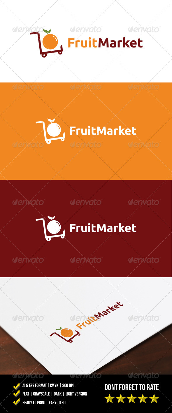 Fruit Market Logo