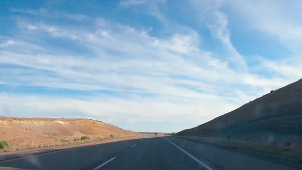 Timelapse Traveling USA Colorado Highway