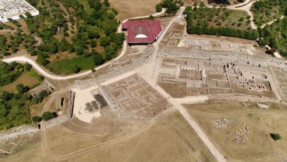 Lost Roman City Ruines of Conímbriga. Portugal