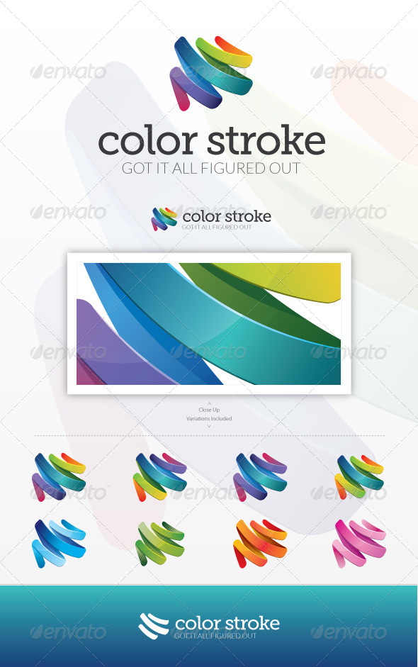 Color Stroke Logo
