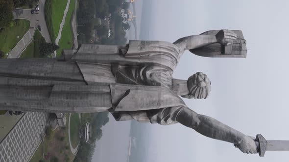 Motherland Monument in Kyiv Ukraine