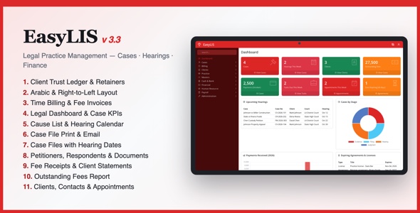 EasyLIS - Legal Information System/Law Office