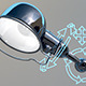 Jieldé D6440 lamp – 3dmodel – rigged - - 3DOcean Item for Sale