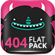 404 Pack Flat Style - GraphicRiver Item for Sale