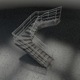 U-shape stairs - 3DOcean Item for Sale