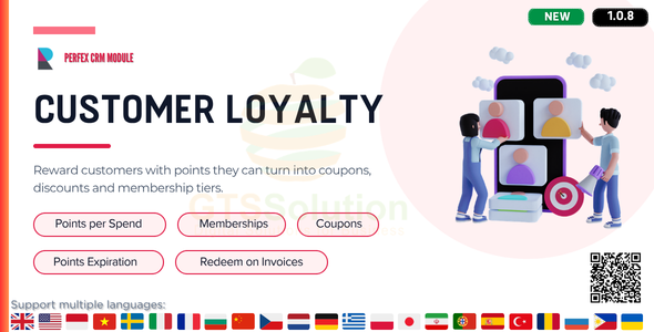 Customer Loyalty and Memberships for Perfex CRM