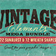 Vintage Elements Bundle - GraphicRiver Item for Sale