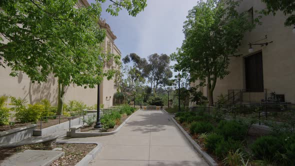 Alley between buildings