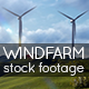Windfarm - 4 Wind Turbines on a Sunny Landscape - VideoHive Item for Sale