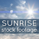 Sunrise - Sky and Clouds Footage - VideoHive Item for Sale