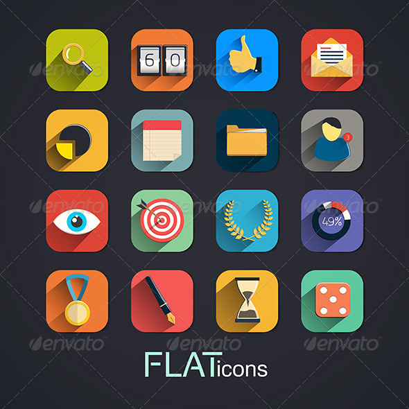 Modern Flat Icons Collection
