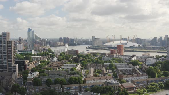 London O2 Arena. Millennium Dome entertainment center in London