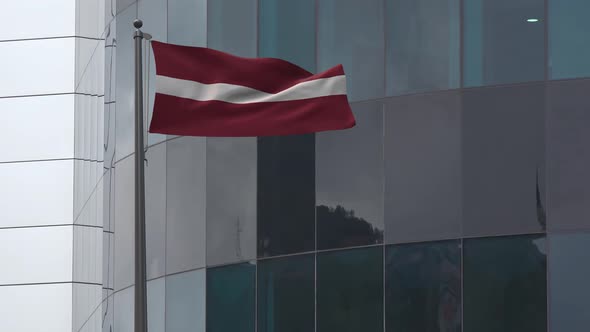 Latvia Flag Background 4K
