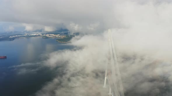 View From the Drone to the Russian Bridge