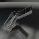 Stairs L-shape - 3DOcean Item for Sale