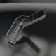 Stairs L-shape. - 3DOcean Item for Sale