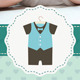 Jumper Baby Announcement Card - GraphicRiver Item for Sale