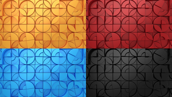 Background of Geometric Shapes