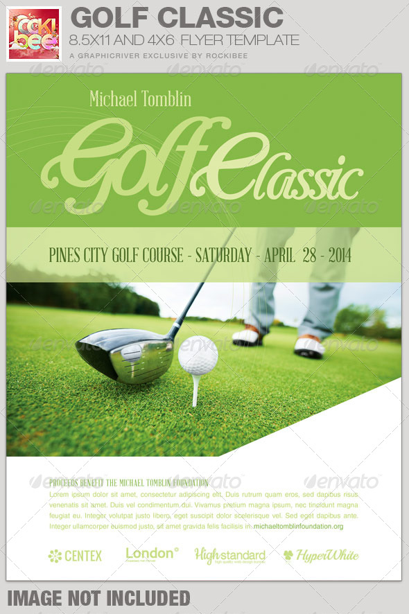 Golf Classic Event Flyer Template