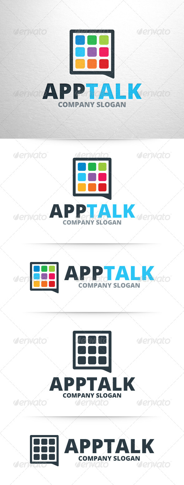 App Talk Logo Template