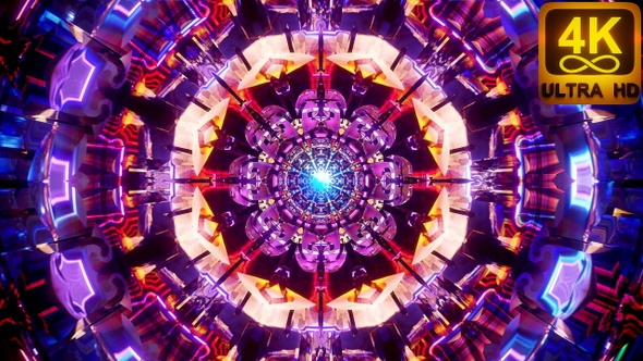 Spiritual Awakening Loop 3d Abstract Psychedelic Lsd Trip Mandala Kaleidoscope Infinite Hypnotizing