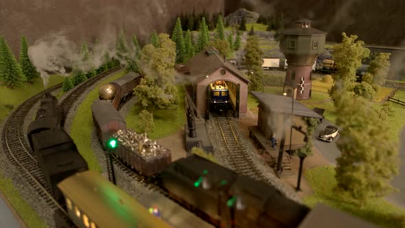 Train Station of a Miniature Train