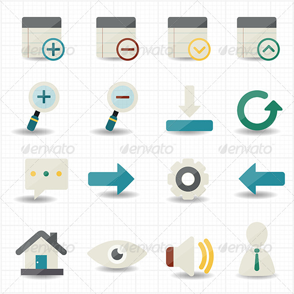 Internet Web and Mobile Icons