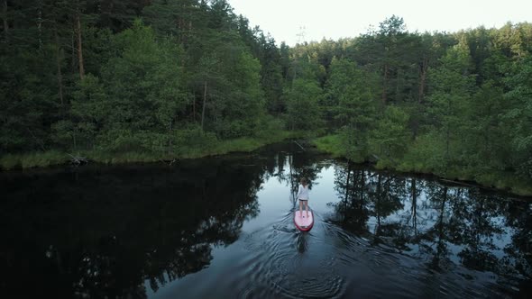 Exploring Wild Nature On SUP Board