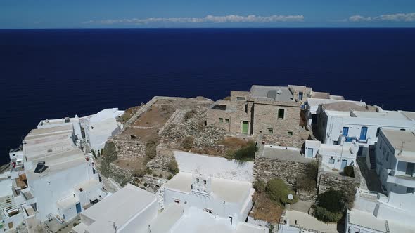 Village of Seralia at near Kastro Sifnou on the island of Sifnos in the Cyclades