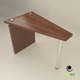 Office Wedge Table - 3DOcean Item for Sale