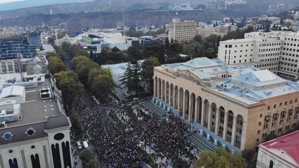 Georgian Protest Aerial Long 3