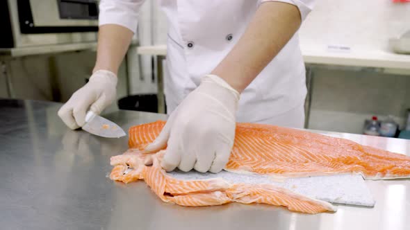 Peeling Fish Fillets with a Knife