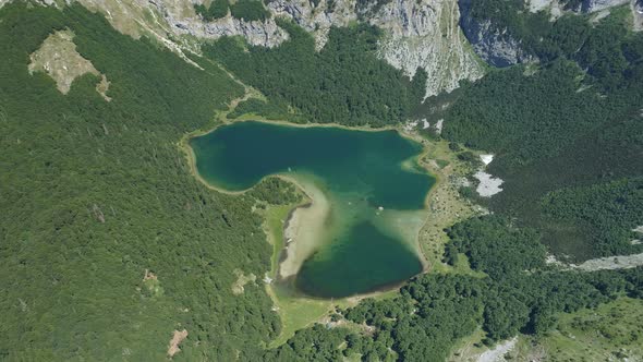 Trnovacko Lake in Piva Nature Park