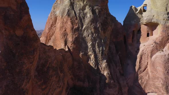 Large Stone Formations at Cappadocia, Turkey