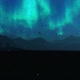 Norhern lights at snowy night - VideoHive Item for Sale