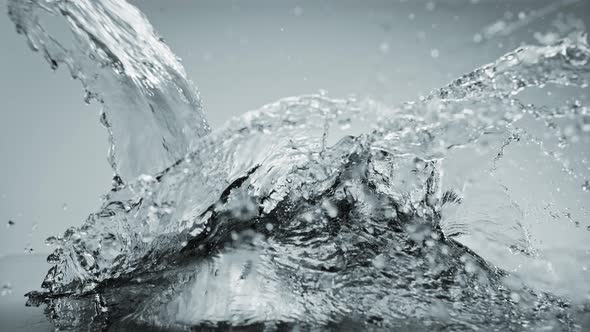 Slow Motion Water Splashing