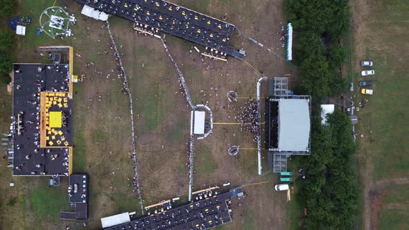 Festival Field Concert in the Field Background and Stage